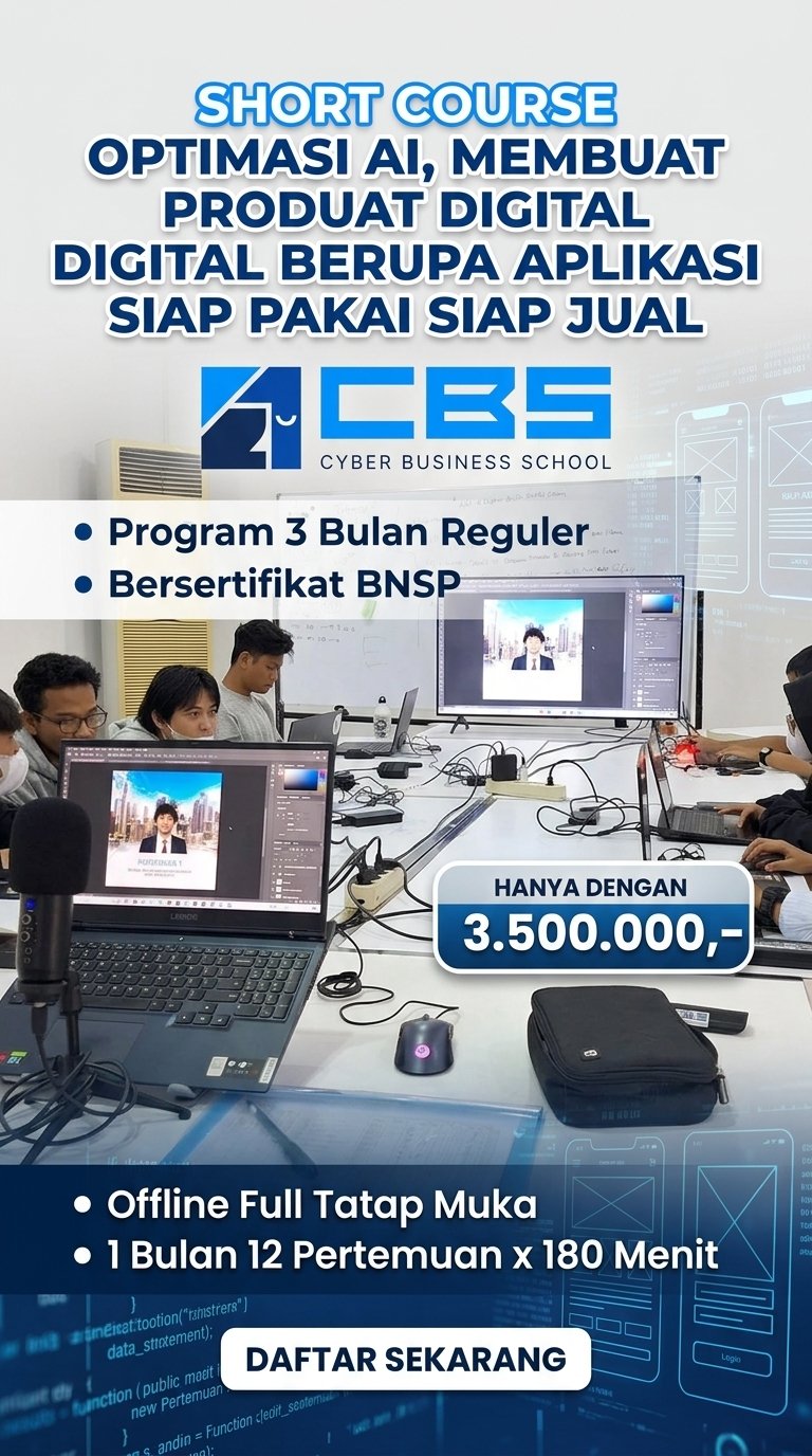 Optimasi AI Untuk Membuat Aplikasi Produk Digital Siap Pakai & Siap Jual